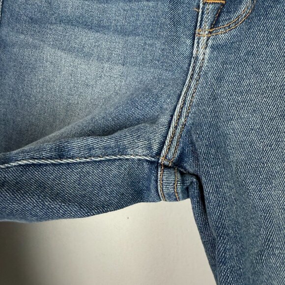 Frame Le Skinny de Jeanne Fray Hem Stiletto Jeans Dupont Wash Skinny Size 29 EUC - Picture 6 of 13